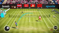 Tenis Permainan 3d Sukan Screen Shot 0