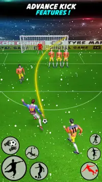 Soccer Kicks Strike Game Screen Shot 0