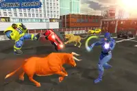 Mascotas de superhéroes: batalla de crimen Screen Shot 2