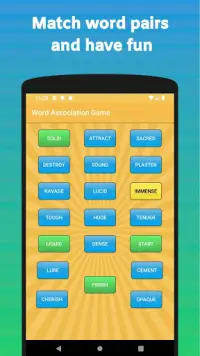 Word Association Game Screen Shot 2