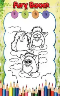 How to color The Furby Bubble Boom Screen Shot 2