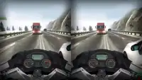 VR Traffic Highway Moto Racer Screen Shot 3