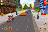BMX Bicycle Taxi Driving: City Transport Screen Shot 6