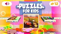 Cartoon jigsaw puzzles for kids Screen Shot 1