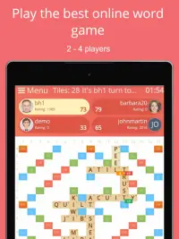 Rackword - Free real-time multiplayer word game Screen Shot 15