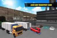 Zware vrachtwagen stadsauto vervoer Screen Shot 1