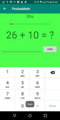 Pocket Math – formateur arithmétique mentale Screen Shot 3