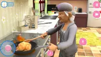 gerçek büyükanne anne simülatörü-süper mutlu aile Screen Shot 5