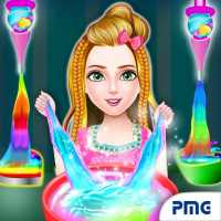 DIY Glitter Slime Maker - Jelly Factory Games