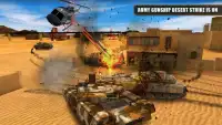 Armee Gunship Wüste Streik Screen Shot 4
