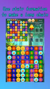Fire Block Battle - a new type of puyopuyo puzzle Screen Shot 3