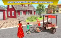 Cycle Rickshaw Driving Simulator 2018: Tuk Tuk Sim Screen Shot 0