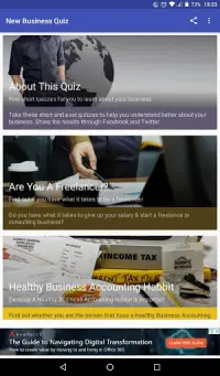 New Business Quiz Screen Shot 0