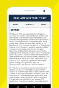 Champions Trophy Schedule 2017 Screen Shot 1