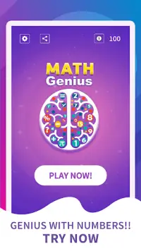 Math Genius - New Math Riddles & Puzzle Brain Game Screen Shot 8