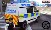 Police Van Gangster Car Chase -New Police Game Screen Shot 2