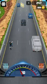 Highway Bike Race  3D Screen Shot 3