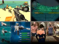 Shark Survival World - Spear Fishing Shark Games Screen Shot 13