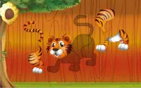 Puzzles for kids Zoo Animals Screen Shot 1