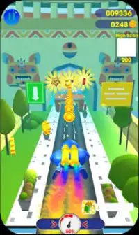 Subway Sonic Ugandan knuckles Temple run Games 3D Screen Shot 2
