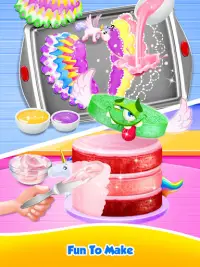 Unicorn Food - Sweet Rainbow Cake Desserts Bakery Screen Shot 5