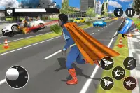 Black Hero Rope Boy Crime Battle: Jeu d'action Screen Shot 2