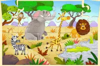 Animals Puzzle - Cartoon Puzzles for Kids Screen Shot 1