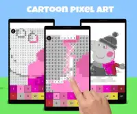 Color by Number Peppa Pixel Art Screen Shot 1