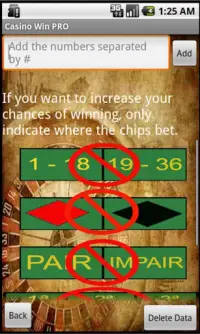 Smart roulette FREE (Odds) Screen Shot 2