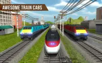 قطار محاكاة القيادة 2017- اليورو سرعة سباق 3D Screen Shot 19