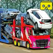 Vr città cargo camion trasporto auto