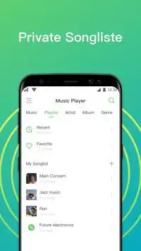 Kostenloser Musik Player - MP3 Audio Player Screen Shot 1