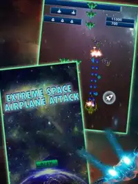 Ataqu de avião do espaço extremo galáxia de combat Screen Shot 0