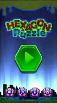 Neon Hexagon Block Puzzle Screen Shot 0