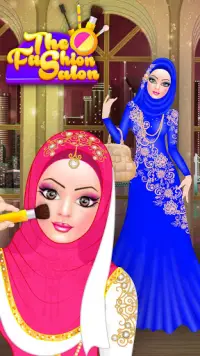 hijab boneca moda salão de jogo de vestir Screen Shot 11