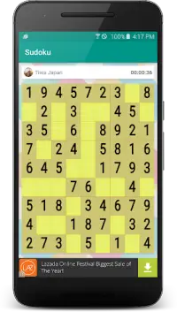 Sudoku Sınırsız Bulmaca Screen Shot 2