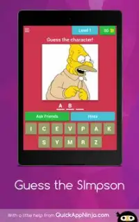 The Simpsons 2018 Quiz Screen Shot 5