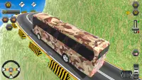 Army bus driving games 3d Screen Shot 0