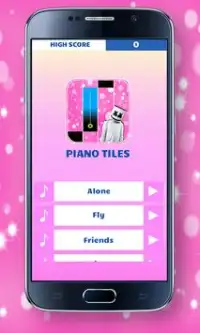 Marshmello Piano Tiles Remix Screen Shot 0