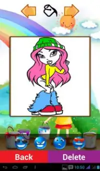 Kids Coloring GIRLS Screen Shot 3