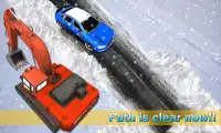 Nieve Rescate Excavadora Sim Screen Shot 0