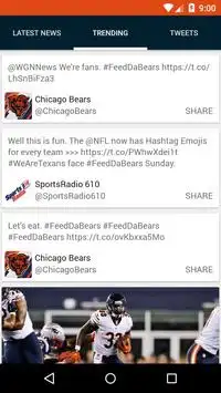 Glimpse News - Chicago Bears Screen Shot 2