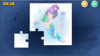 jigsaws mermaid puzzles kids games Screen Shot 3