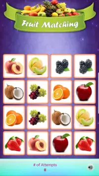 Matching Madness - Fruits Screen Shot 1
