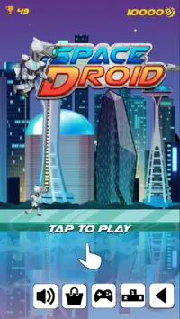 Space Droid - Dip Dodge and Dash Screen Shot 0