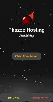 Phazze Hosting Servers for Minecraft Java Edition Screen Shot 0