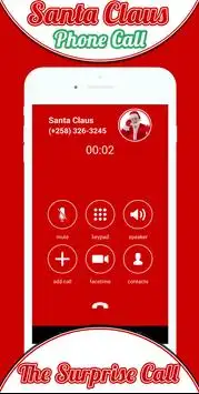 Phone Call From Santa Claus Screen Shot 1