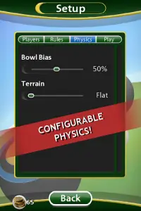 Virtual Lawn Bowls Screen Shot 1