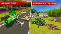 Grande trattore Trasporto merci Farming Simulator Screen Shot 6