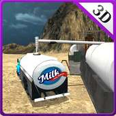 Uphill Milk Delivery Truck